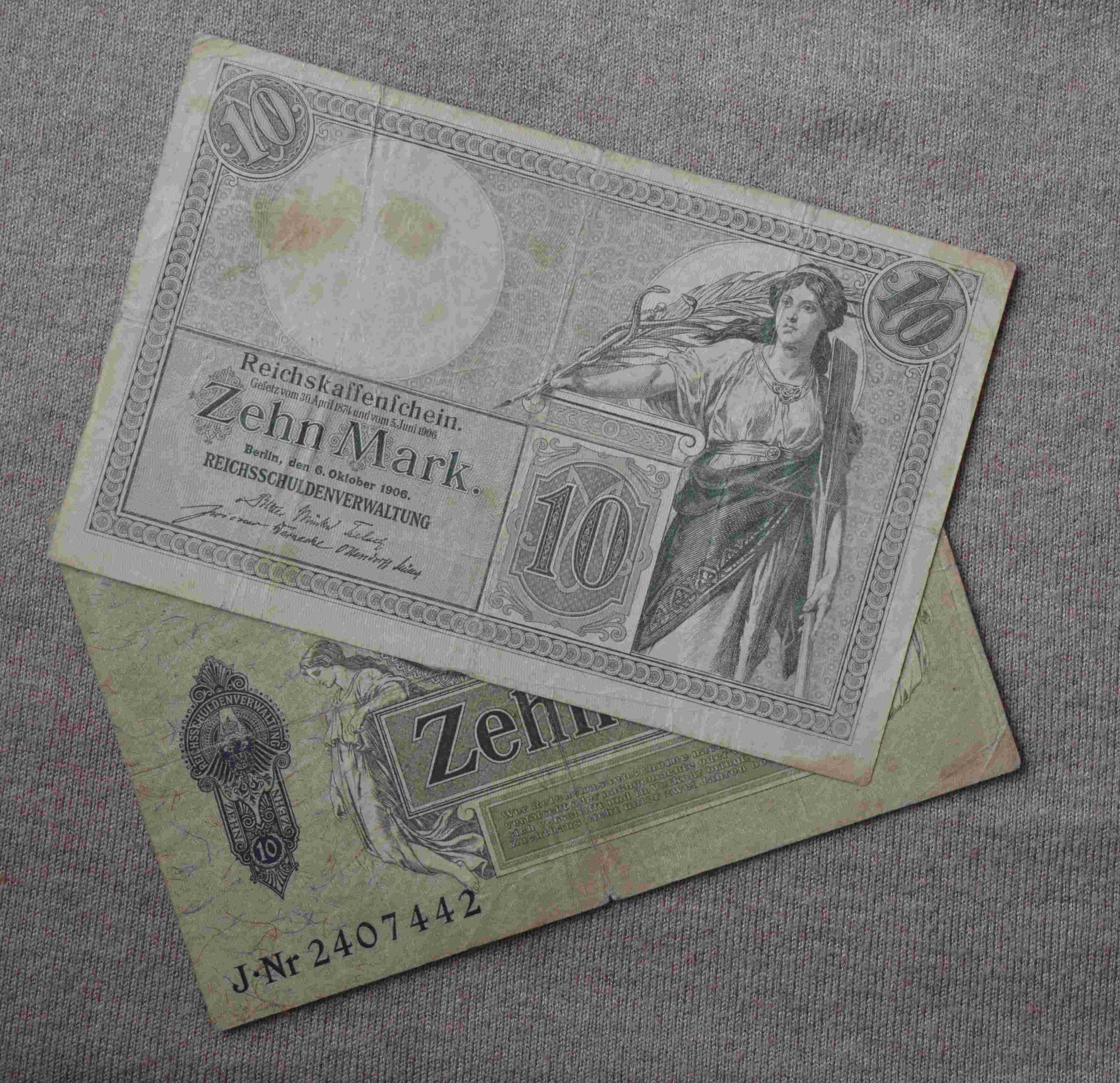 Kolekcja banknotów niemieckich